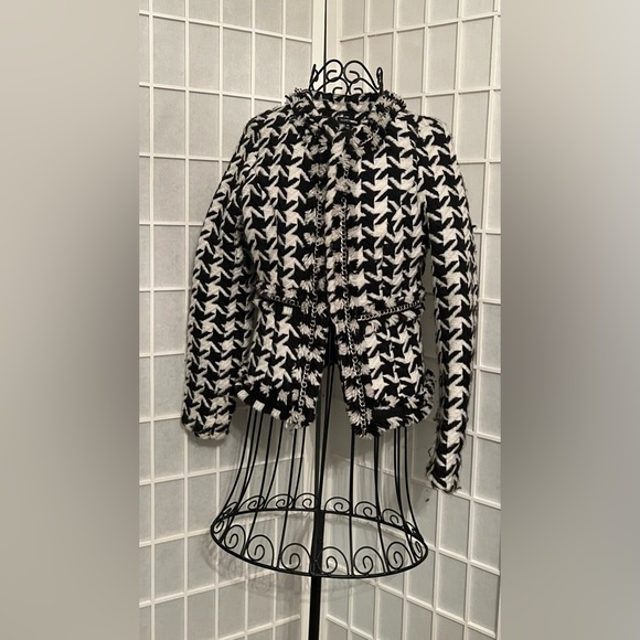 FASHION NOVA Houndstooth Chain Jacket - Picture 12 of 16